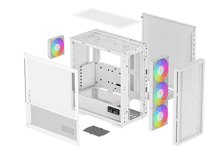 TNC Store Case DeepCool CH560 Digital White